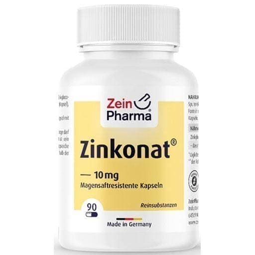 ZINCONATE capsules 10 mg zinc gluconate 90 pcs UK