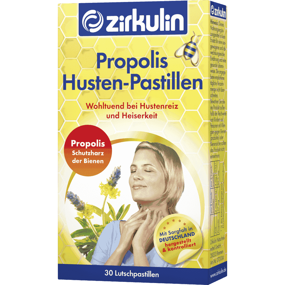 ZIRKULIN Propolis cough lozenges UK