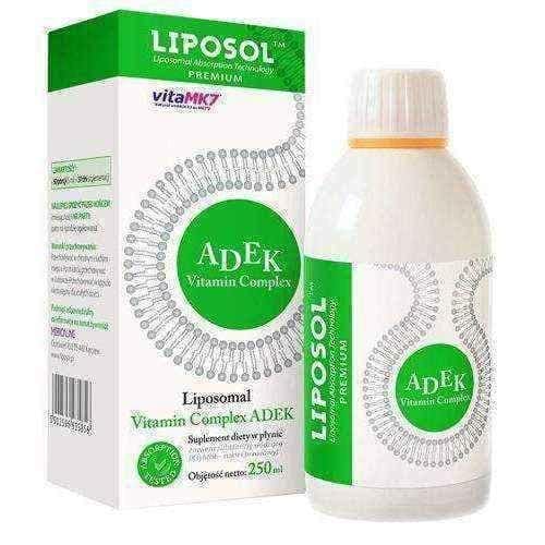 ADEK vitamins, Liposol Vitamin Complex 250ml, liquid vitamins UK