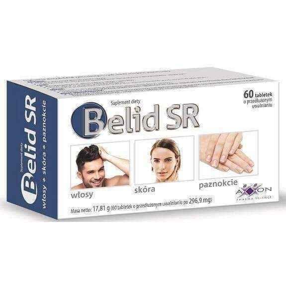 Belid SR x 60 tablets, strong hair, hair strengthening, strong nails UK