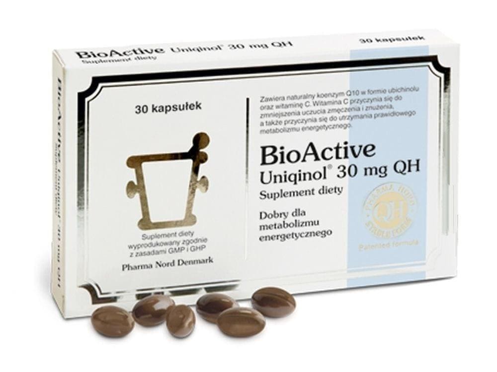 BioActive Uniqinol 30mg QH x 30 capsules UK