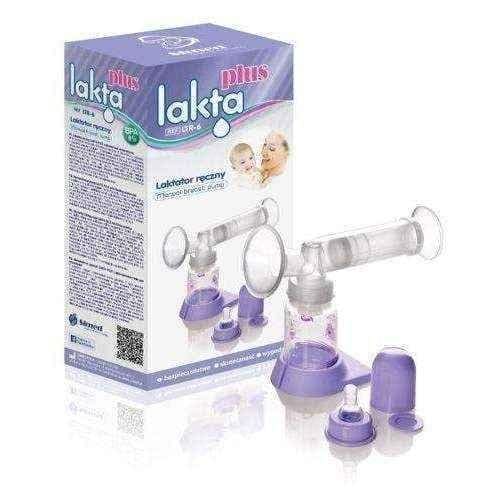 Breast pump with a bottle Lakta Plus UK