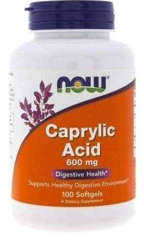 Caprylic Acid 600mg x 100 softgels capsules UK
