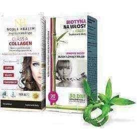 Class A Collagen Noble Health x 90 tablets + Biotin x 30 tablets UK