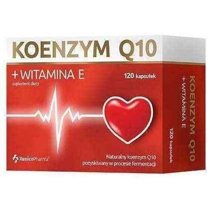 COENZYME Q10 + vitamin E x 120 capsules UK