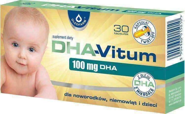 Dha-Vitum 100mg x 30 twist-off capsules, docosahexaenoic acid UK