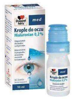 Doppelherz Eye drops Hyaluronan 0.2% 10ml UK