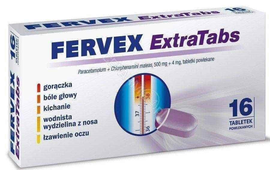 Fervex Extra Tabs x 16 tablets UK