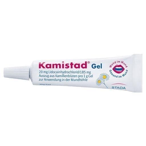 KAMISTAD gel 20 g lidocaine, chamomile Stops pain UK