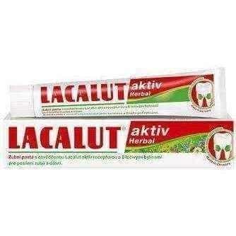 LACALUT Aktiv Herbal Toothpaste 75 ml UK