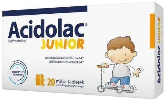 Lactobacillus acidophilus, Bifidobacterium, ACIDOLAC Junior white chocolate UK