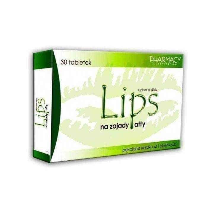 LIPS for nadady and afty x 30 tablets UK