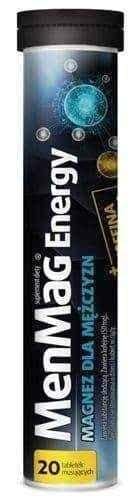 MenMag Energy, zinc, vitamin B6 and maca root extract UK