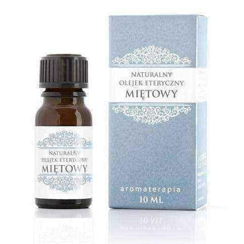 Peppermint essential oil, NATURAL MINT OIL OPTIMA PLUS 10ml, migraine pain UK