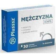Plusssz Male x 30 capsules, male vitamins, best multivitamin for men UK
