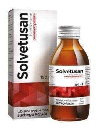 Solvetusan 0.06g / 10ml syrup 150ml UK