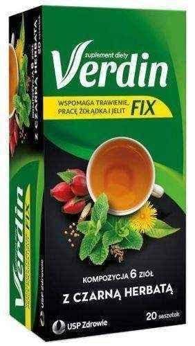 Verdin Fix with black tea x 20 sachets UK