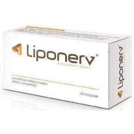 Vitamins for nervous system, Liponerv x 30 capsules UK